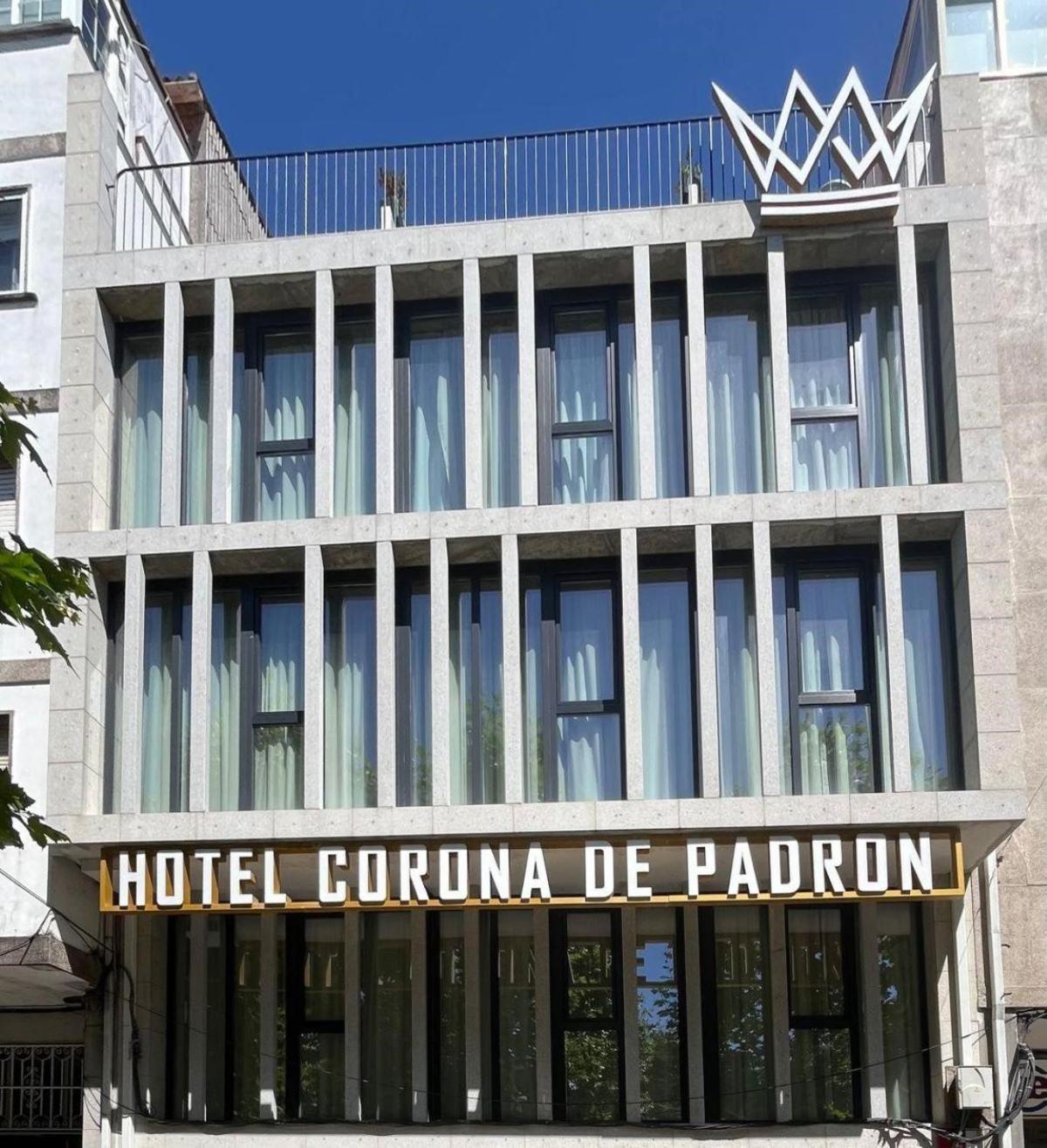 Hotel Corona De Padrón Exteriör bild
